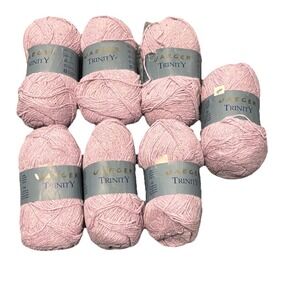 Jaeger Trinity Silk/Cotton/Poly Yarn Shade 435 7 Skein Lot Lavender